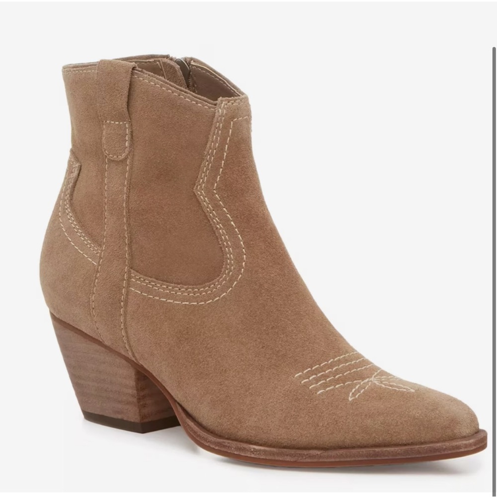 Dolce Vita Brown Suede Ankle Booties